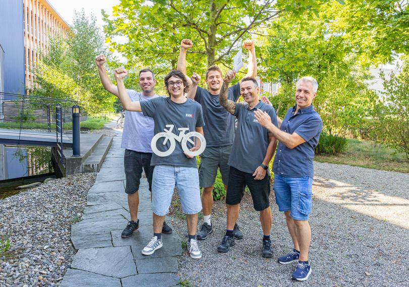 Ein Foto der Gewinner