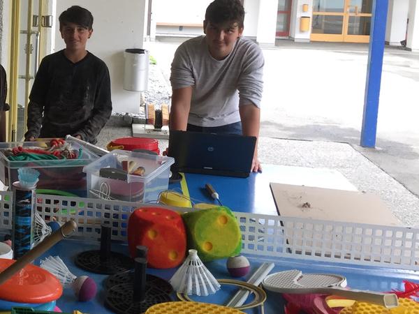 Spielschrank für die Pause
