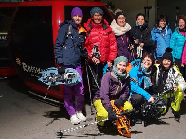 Schneeschuhlaufen Rosswald Damen 3 STV