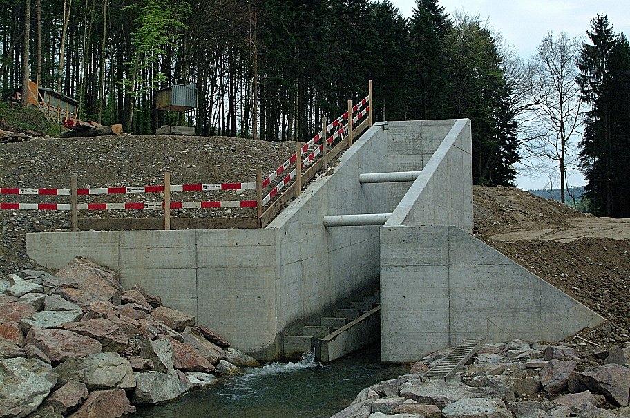 Stand der Arbeiten im April 2005