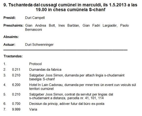 Protocol 01.05.2013