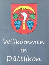 Ortstafel, Ortseinfahrt nach Dättlikon