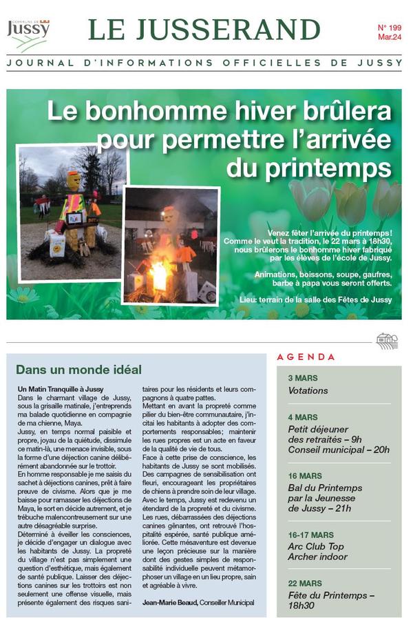 Le Jusserand mars 2024