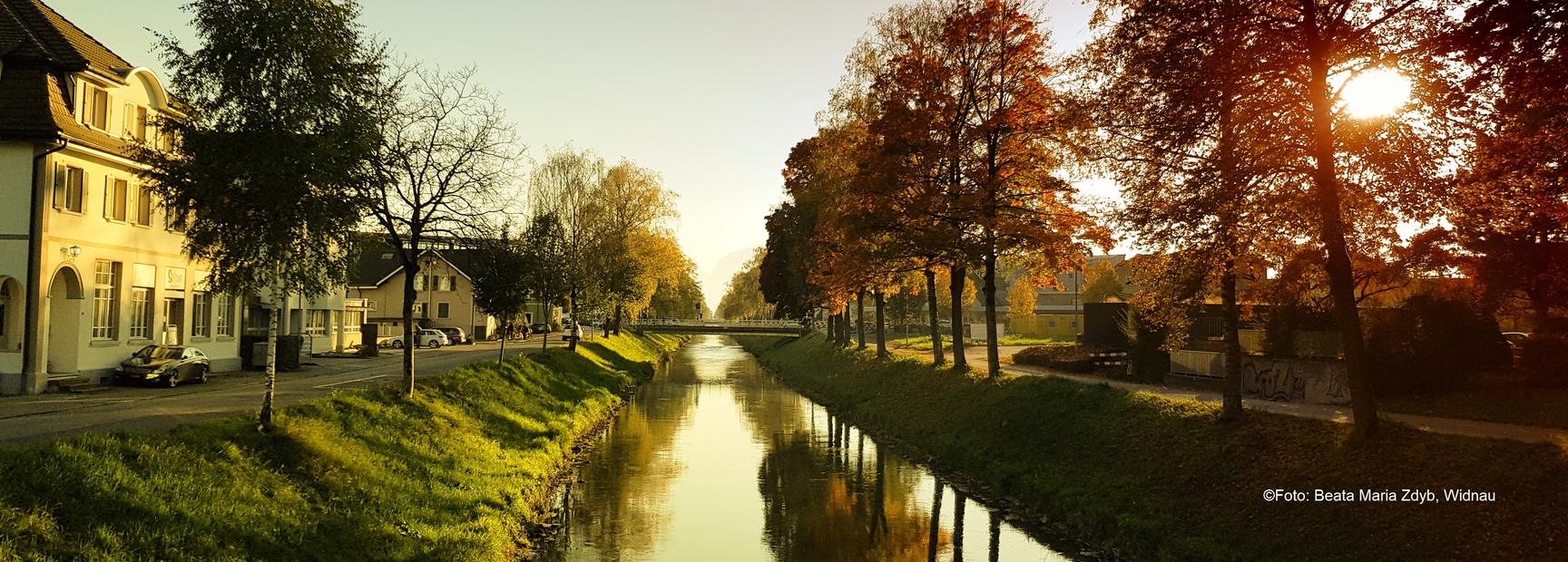 Herbstsonnenuntergang