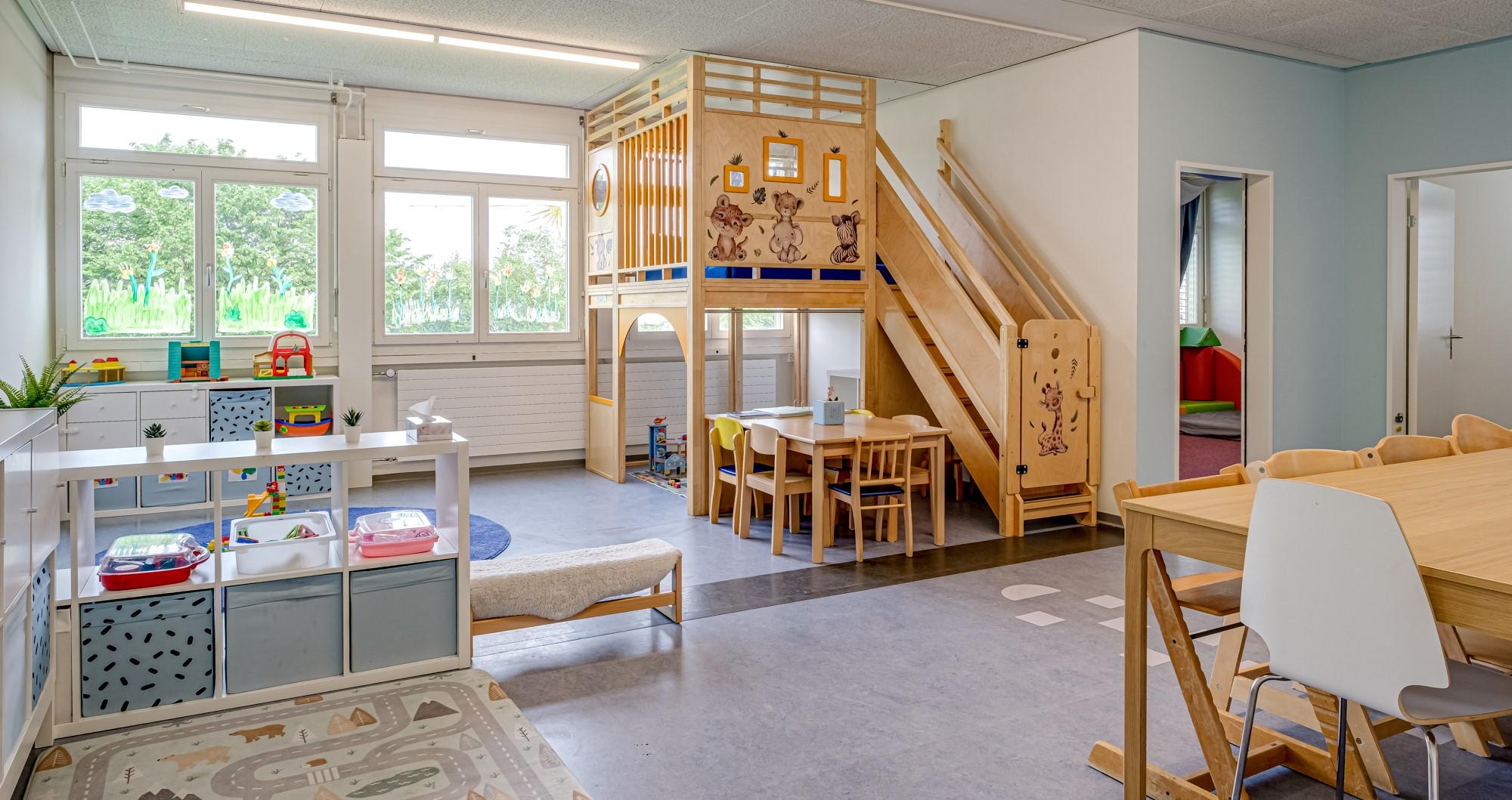 Bild Gruppenraum Kinderkrippe Müslihuus