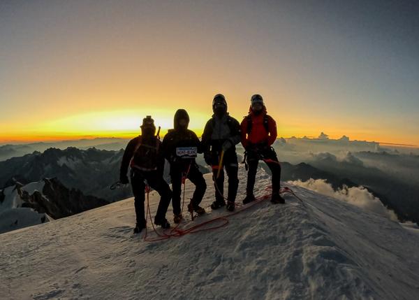 Gipfelfoto Mont Blanc