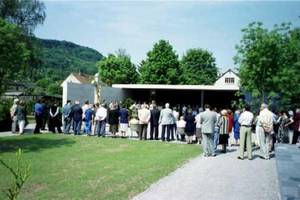 Ansicht von der Schulstrasse.
