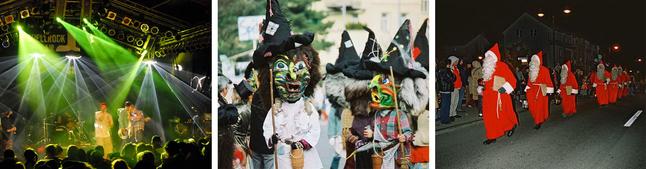 Kultur in Bad Ragaz: 1. Augustfeier, Quellrock Openair, Fasnacht
