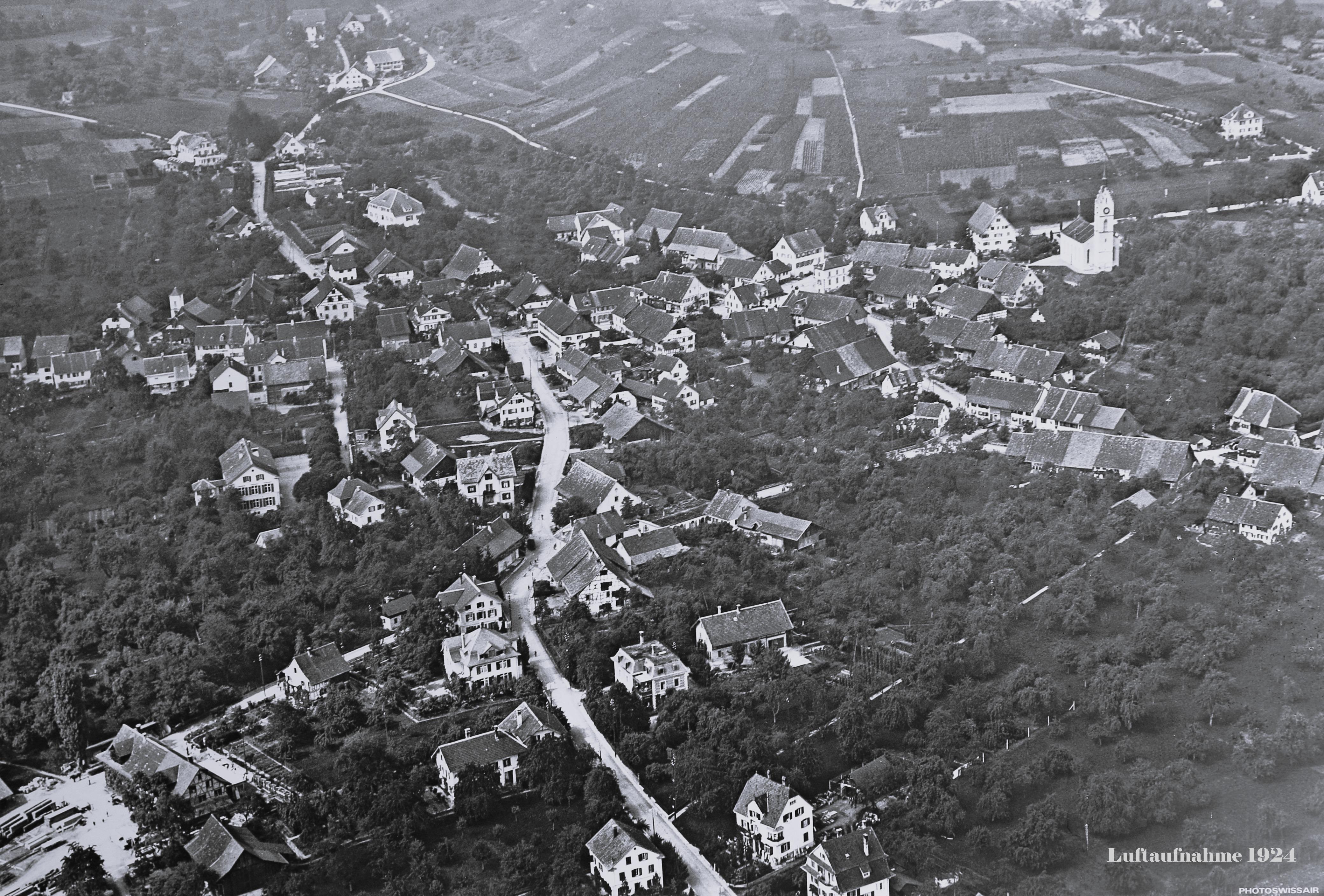 Blick von Westen nach Osten