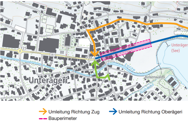 Teilsperrung Seestrasse