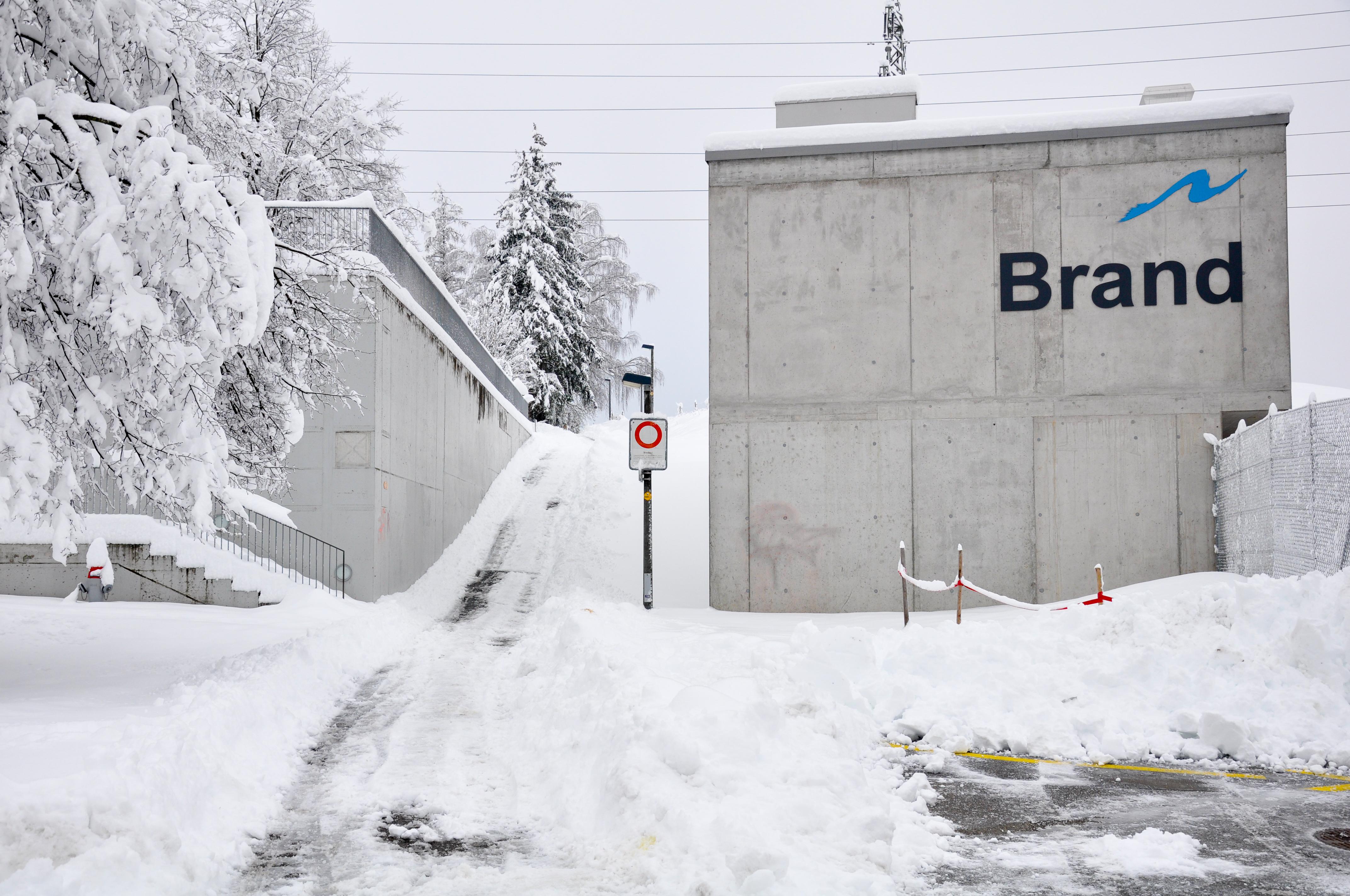 Sportanlagen im Brand