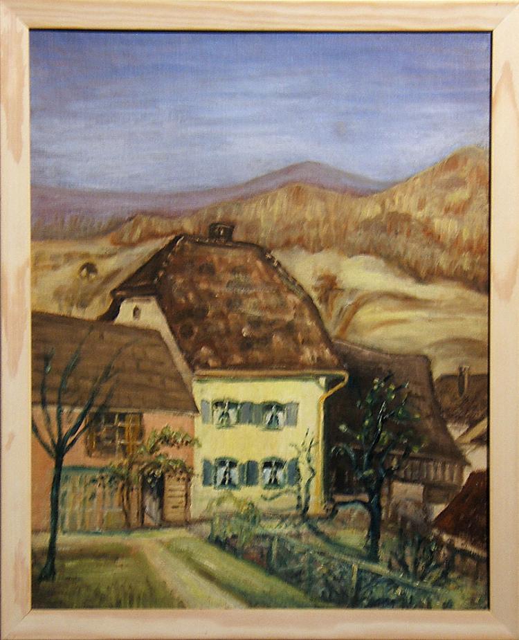 Öl auf Karton