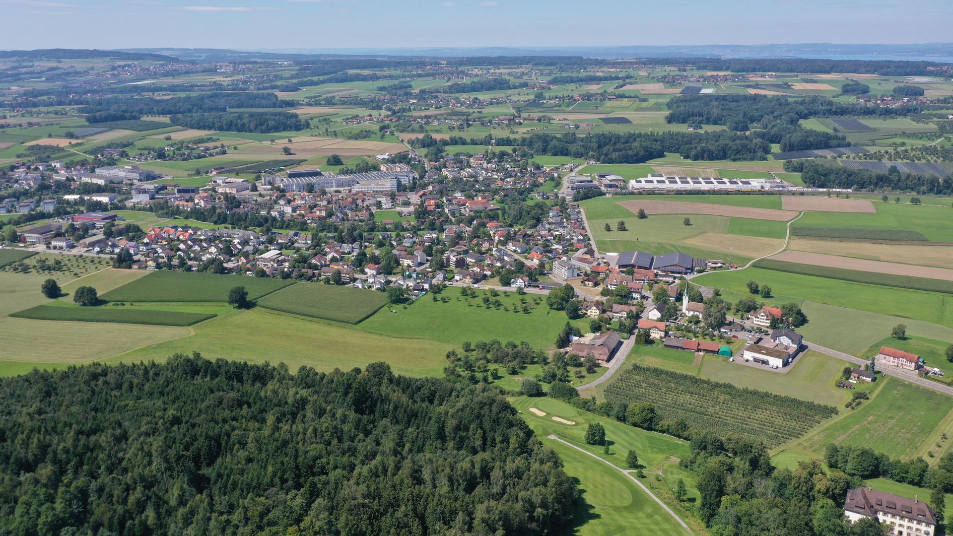 Drohnenbild Erlen