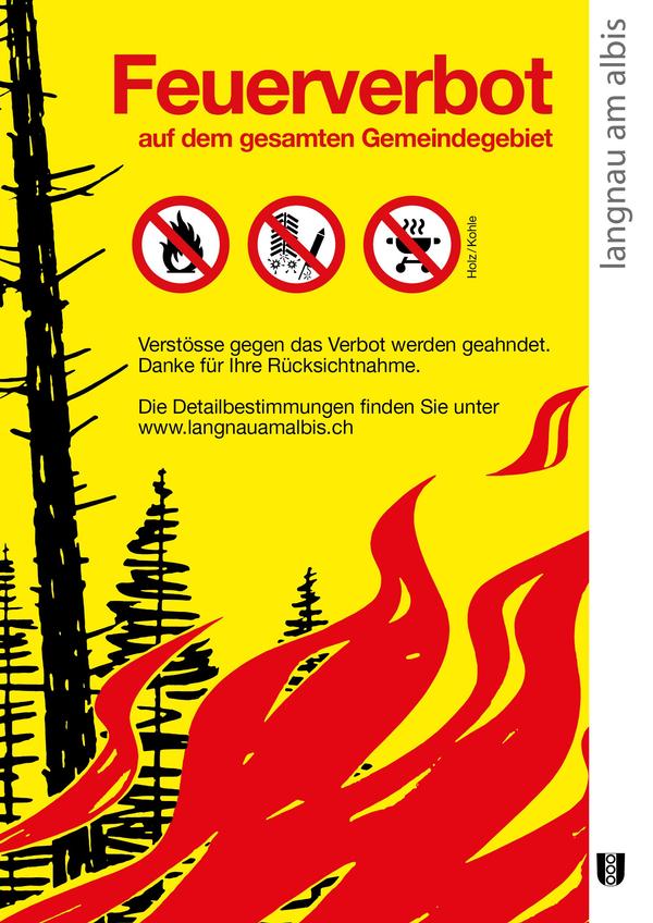 Plakat Feuerverbot