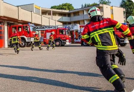Die Feuerwehr im Einsatz
