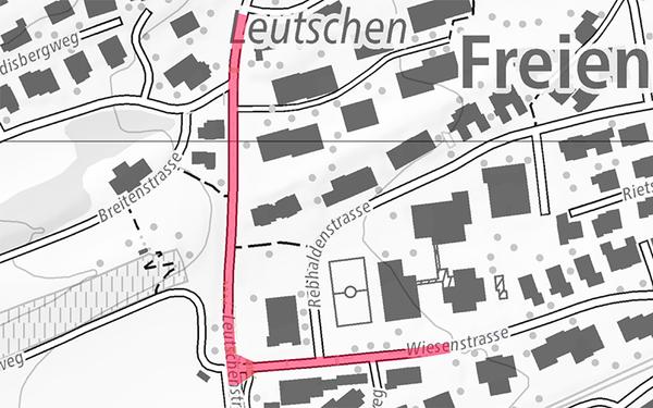 Baustelle Leutschen- und Wiesenstrasse