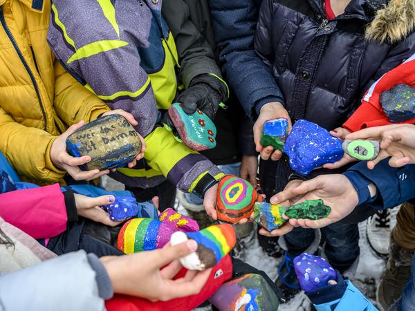 Bunte Steine