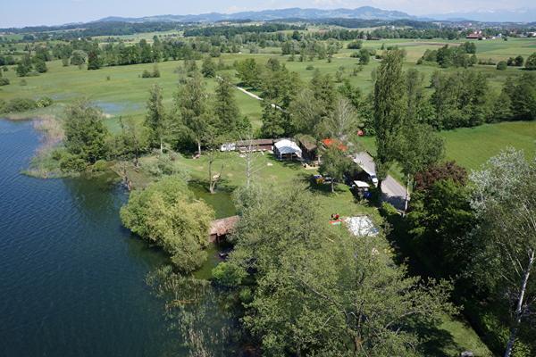 Drohne Bild von der Seebadi Egg