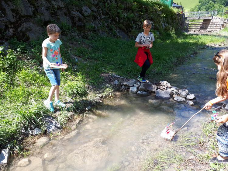 ALLE Flösse schwimmen auf dem Wasser! 