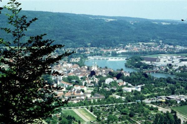 einen schönen Ausblick auf...
