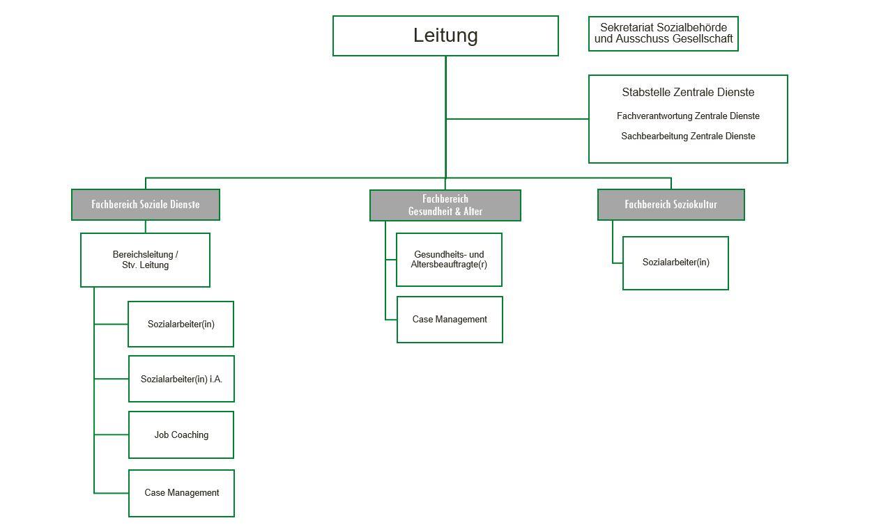 Organigramm Abteilung Gesellschaft