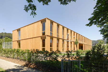 Neubau Schulgebäude Rain 25.