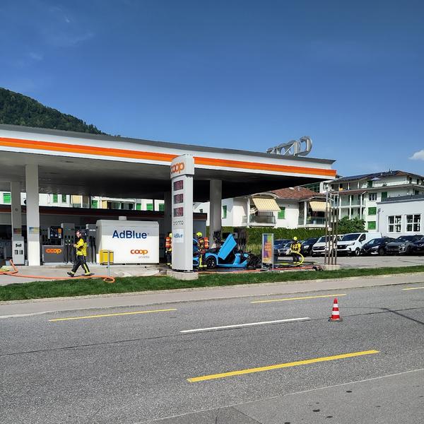 2026/17: Oberarth, Gotthardstrasse, Fahrzeugbrand