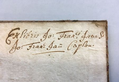Exlibris von Johann Franz Jann