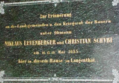Zur Erinnerung an die Landsgemeinden u. den Kriegsrat der Bauern
