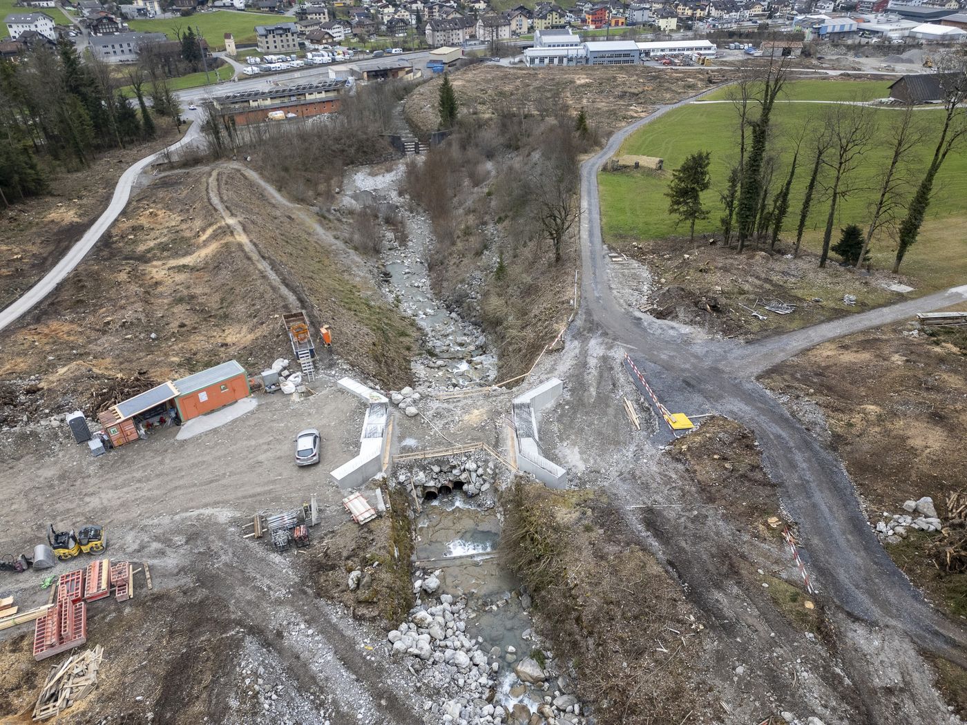 Bild Bau Buoholzbachbrücke