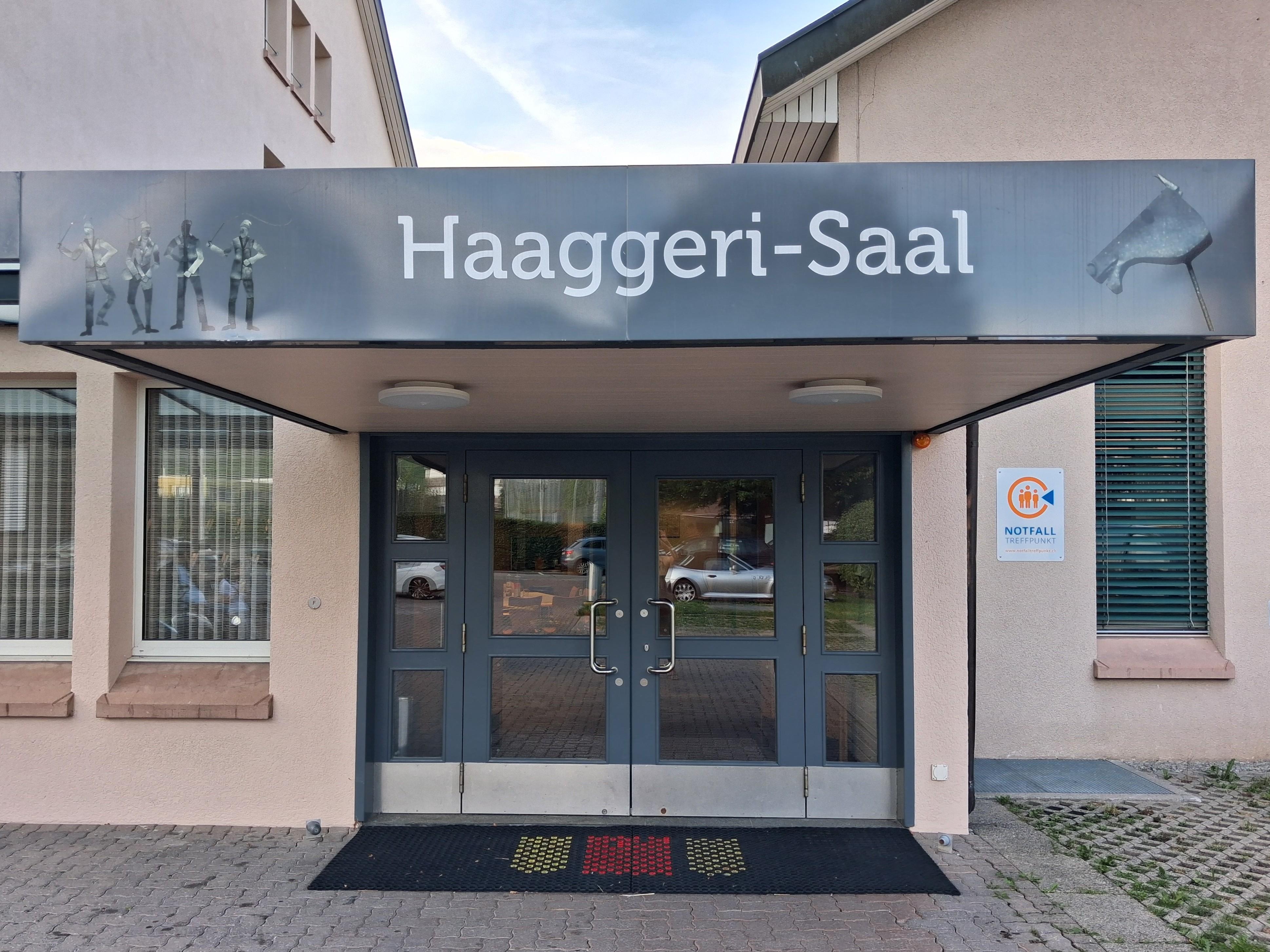 Eingang Haaggeri-Saal