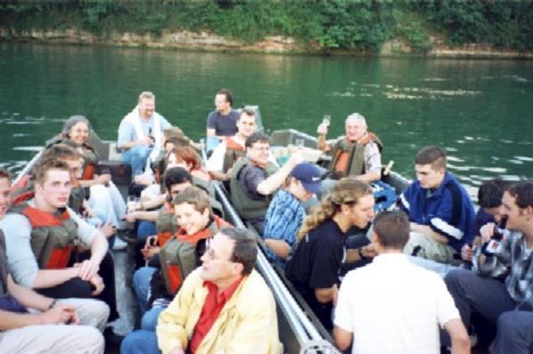 Die Fahrt ging von Stein bis Wallbach und zurück.
