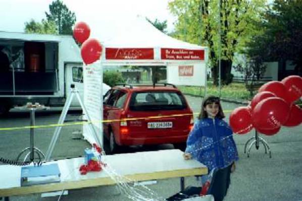 Für die Kleinen gab es Ballone.
