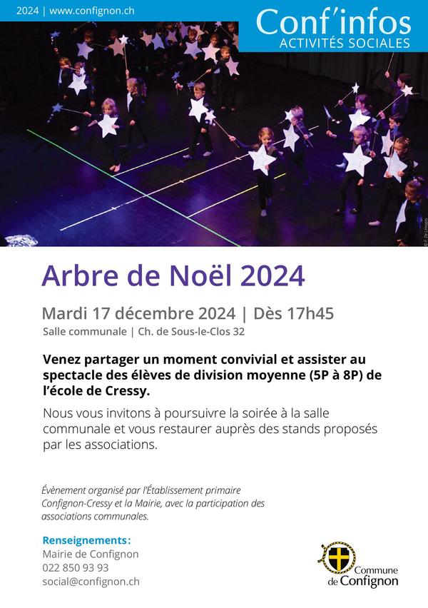 MARDI 17 DÉCEMBRE 2024 : ARBRE DE NOËL