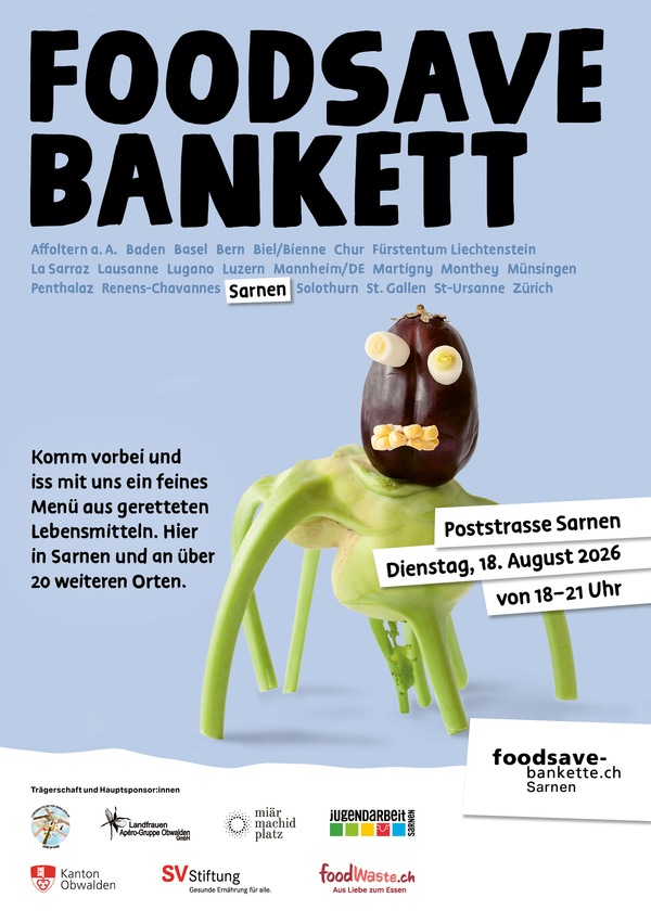 Flyer zur Veranstaltung Foodsave-Bankett