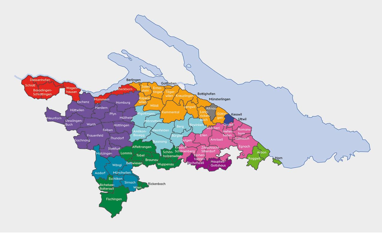 Karte Energieberatung Thurgau