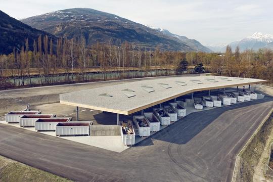 Enevi Sammelstelle in Uvrier