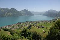 Aussicht aufs Dorf