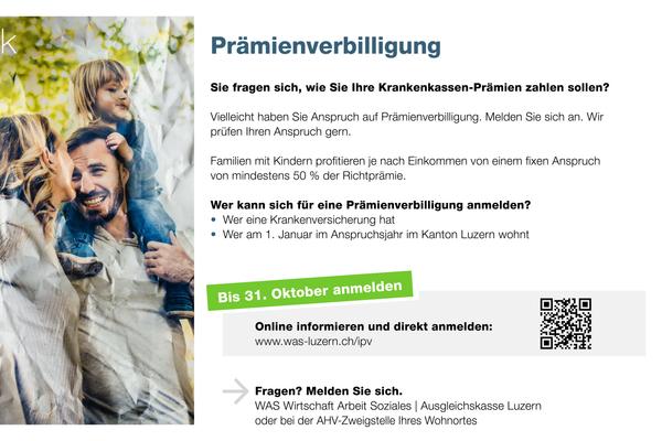 Prämienverbilligung 2027 Infoplakat 