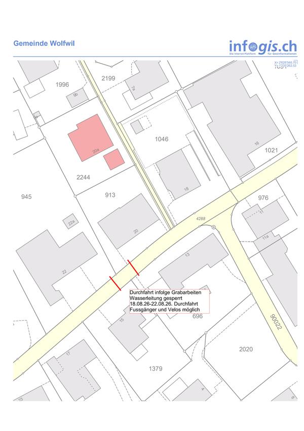 Strassensperrung