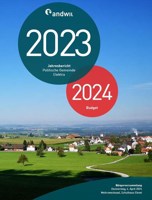 Titelseite Jahresbericht 2023