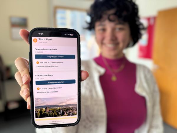 Smartvote auf dem Handy