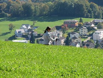 Zu Fuss unterwegs