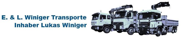 Logo E. & L. Winiger Transporte