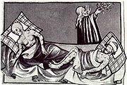 Illustration de la peste (1411)
