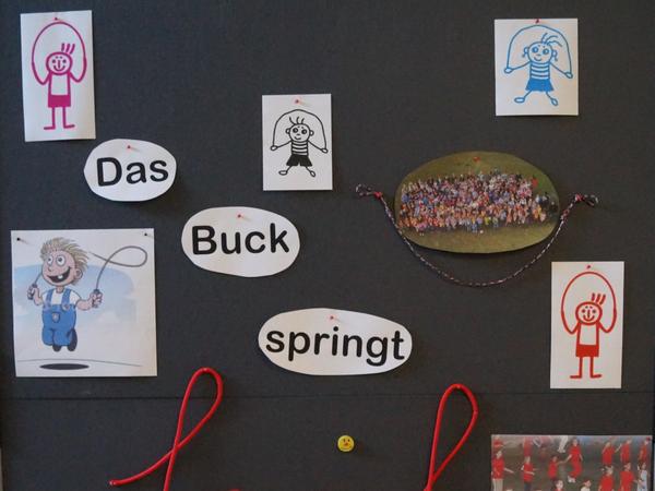 Das Buck springt Seil