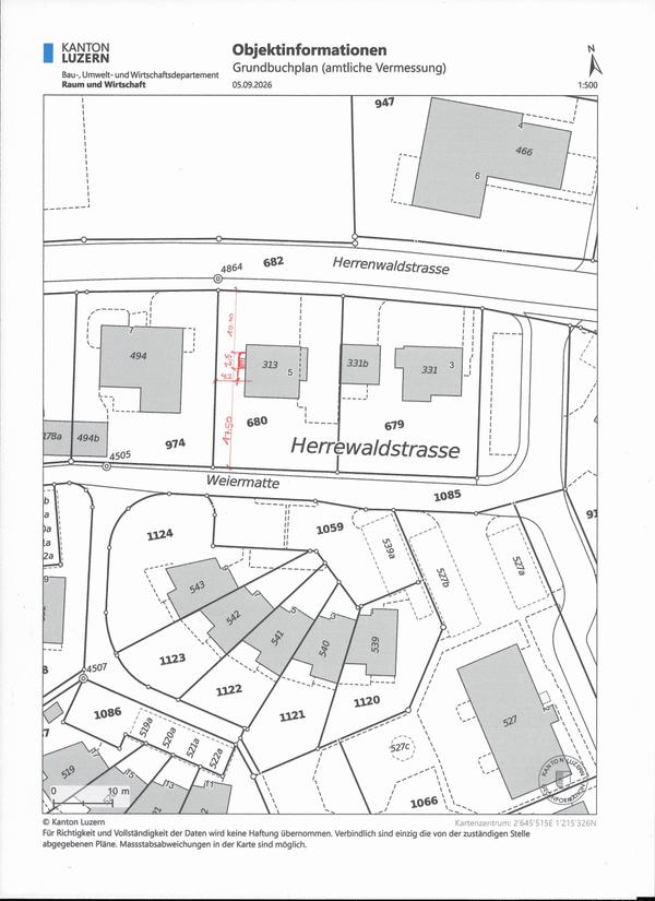 Situationsplan 1:500