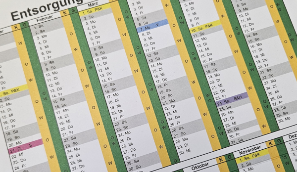Entsorgungskalender