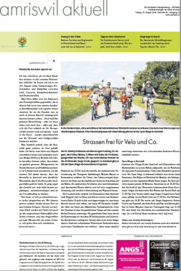 Amriswil Aktuell vom 23. August 2019