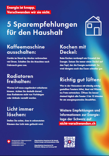 Energiesparkampagne Bund